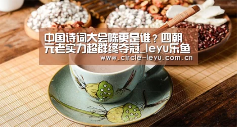 中国诗词大会陈更是谁？四朝元老实力超群终夺冠_leyu乐鱼